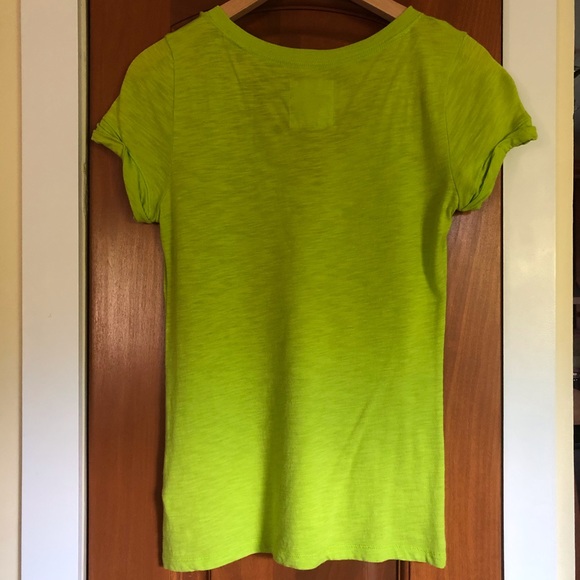 Hollister Lime Green Short Sleeves Top - Picture 4 of 4